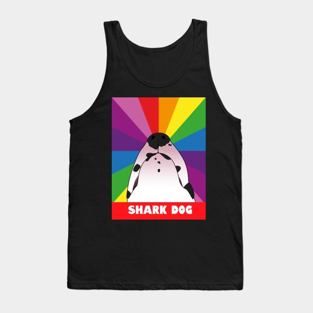 Shark Dog Tank Top by MarylinRam18